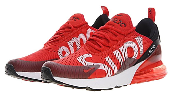 Фото Supreme x Nike Air Max 270 Красные - 1