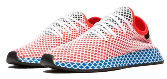 Фото Adidas Deerupt Runner J красные - 1